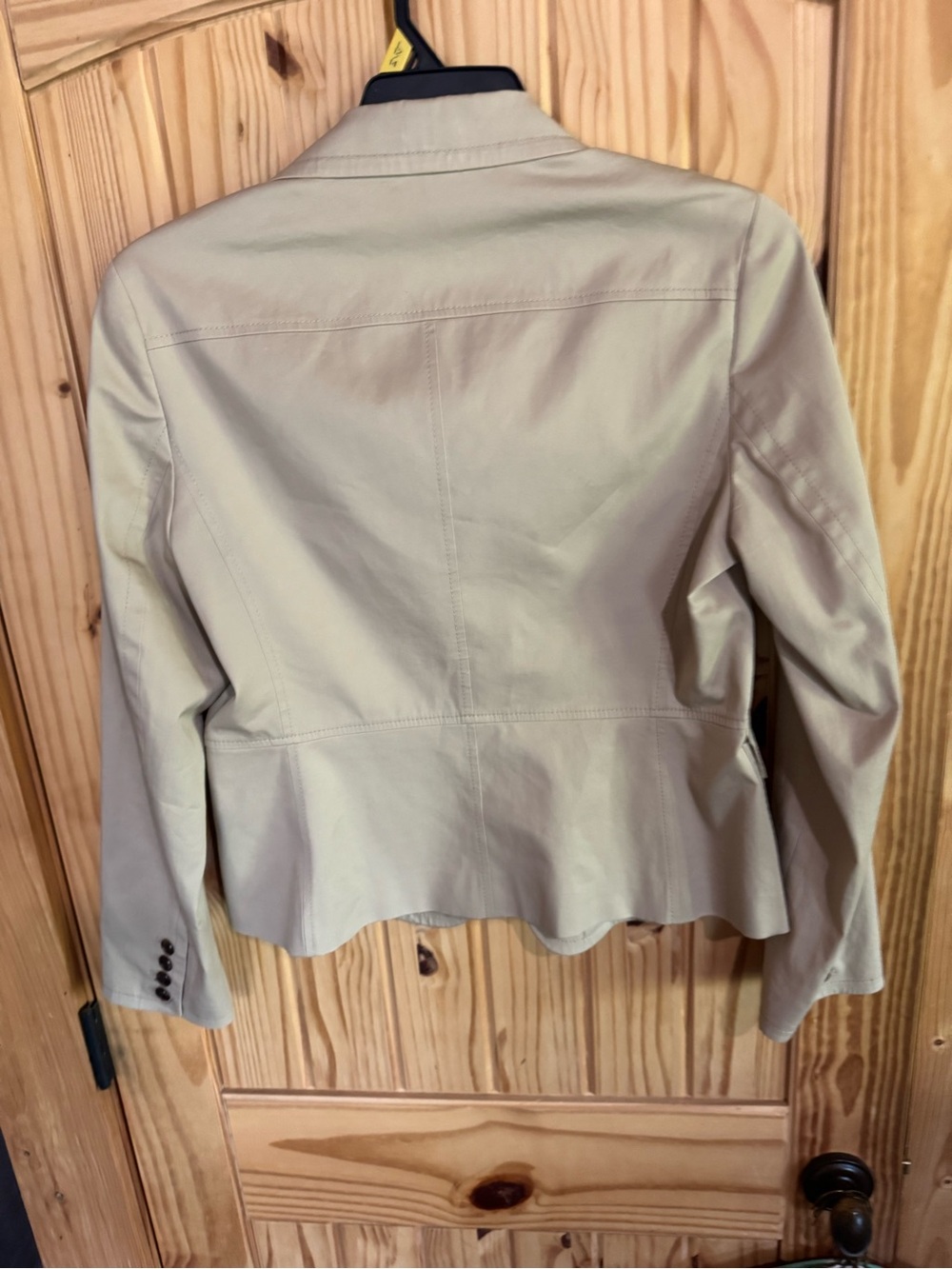 Talbots Light Khaki Single-Button Blazer - Picture 2 of 4